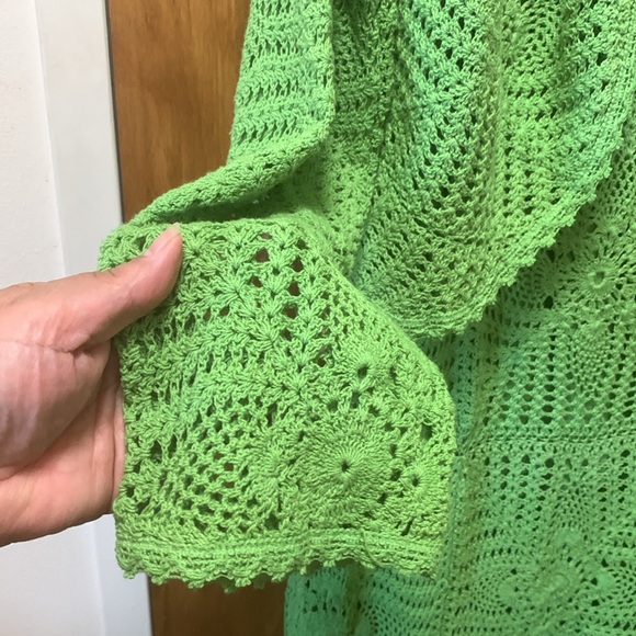 AS-HRO CROCHET DRESS AND JACKET HIGH LOW HEM XXL - Picture 6 of 8